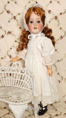 BEAUTIFUL! 22 SIMON & HALBIG 550 Antique German Doll, Clothes, Wig, BJ-BODY