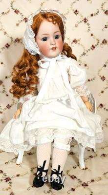 BEAUTIFUL! 22 SIMON & HALBIG 550 Antique German Doll, Clothes, Wig, BJ-BODY