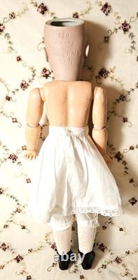 BEAUTIFUL! 22 SIMON & HALBIG 550 Antique German Doll, Clothes, Wig, BJ-BODY