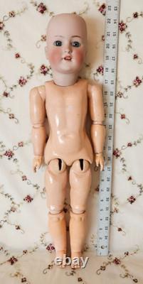 BEAUTIFUL! 22 SIMON & HALBIG 550 Antique German Doll, Clothes, Wig, BJ-BODY