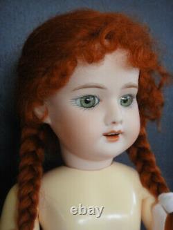 BLEUETTE Repro porcelain doll. 11 Mold SFBJ60 Green eyes 27 cm BRAVOT