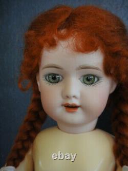 BLEUETTE Repro porcelain doll. 11 Mold SFBJ60 Green eyes 27 cm BRAVOT