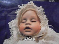 Bambola Vintage In Porcellana-vestito Sartoriale-nuova- Porcelain Doll