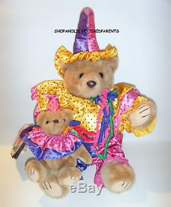 Bearly People Bears -calypso Clowns Vintage 1993 -collectable -rare -mint Cond