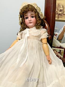 Beautiful 30 Kestner M 164 15 3/4 Antique Bisque Head Doll