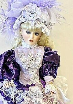 Beautiful Victorian Porcelain Doll-Limited Ed. Collectible Porcelain Dolls-New