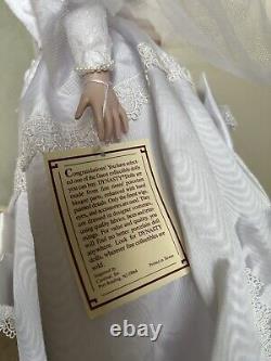 Beautiful Vintage Bride Porcelain Doll