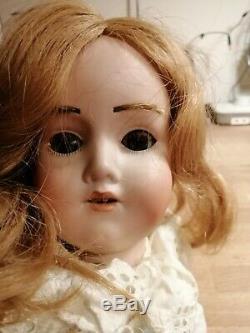 Beautiful Vintage Complete Armand Marseille 18 390 A-4-M Bisque- Head Wood Doll