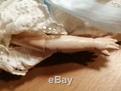 Beautiful Vintage Complete Armand Marseille 18 390 A-4-M Bisque- Head Wood Doll