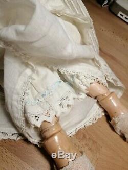 Beautiful Vintage Complete Armand Marseille 18 390 A-4-M Bisque- Head Wood Doll