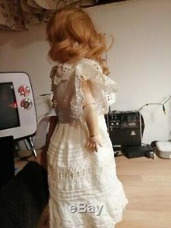 Beautiful Vintage Complete Armand Marseille 18 390 A-4-M Bisque- Head Wood Doll