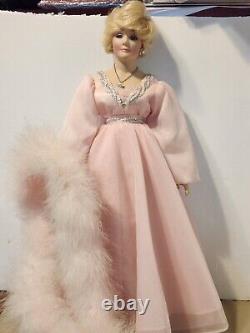 Beautiful Vintage Mary Kay Ash Porcelain Doll 1988 Mary Kay Cosmetics No Stand