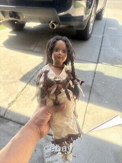 Beautiful Vintage Native American Porcelain Doll