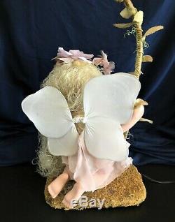Beautiful Vintage Rare Duck House Heirloom Porcelain Doll Fairy Lamp Nightlight