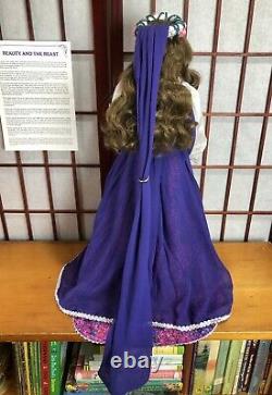 Beauty BEAUTY AND THE BEAST19 PORCELAIN DOLL with COA VINTAGE 1990 Danbury Mint