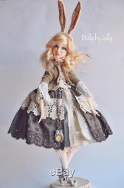 Bella. Handmade doll, Boudoir Collectible Art Doll, Vintage Antique style, OOAK