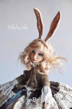 Bella. Handmade doll, Boudoir Collectible Art Doll, Vintage Doll, Antique doll