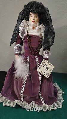 Bertha Rogers Immortal Heroines Dolls, Lot of 6 with stands
