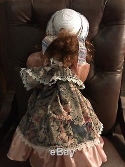 Bonnetted Victorian Style Skull Dolly Vintage Reworked Doll OOAK Gothic