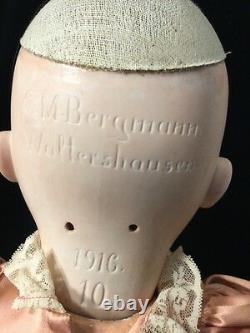 C. M. Bergmann Waltershausen 1916 10 25 Antique Doll