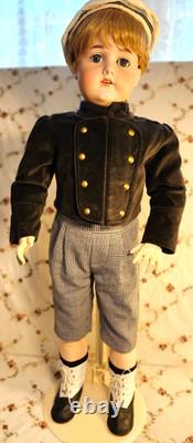 CHARMING! 33 Antique German BOY DOLL -Bergman BJB, Cute Outfit, Sleep eyes CHARMING! 33 Antique German BOY DOLL -Bergman BJB, Cute Outfit, Sleep eyes