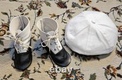 CHARMING! 33 Antique German BOY DOLL -Bergman BJB, Cute Outfit, Sleep eyes
