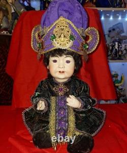 CHIN LIN Pat Loveless All Porcelain Chinese Doll Vintage 1990's