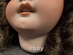 CM Bergmann Simon & Halbig #14 Bisque HEAD ONLY for 30 Antique Doll + Wig