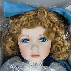 Callie Porcelain Victorian Doll 1st Impressions 24 Tall Stand Box
