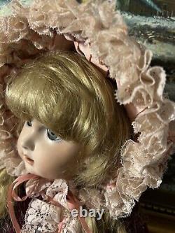 Campbell Reproduction Antique Composite/Porc. Doll 31 in, 1983 By L. Vanderbly