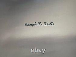 Campbell Reproduction Antique Composite/Porc. Doll 31 in, 1983 By L. Vanderbly