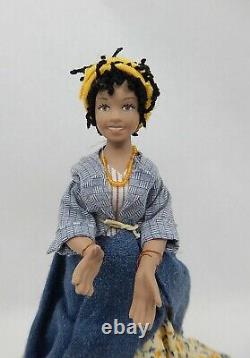 Cassandra Fay Smith Beautiful Black Woman Doll Artisan Dollhouse Miniature 112