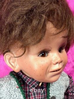 Charming Inge Enderle KRISTIAN Boy Doll 22 German Bisque RARE LE #6/100 Signed