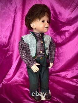 Charming Inge Enderle KRISTIAN Boy Doll 22 German Bisque RARE LE #6/100 Signed