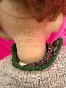 Charming Inge Enderle KRISTIAN Boy Doll 22 German Bisque RARE LE #6/100 Signed