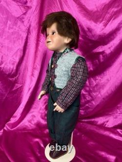 Charming Inge Enderle KRISTIAN Boy Doll 22 German Bisque RARE LE #6/100 Signed