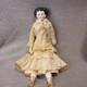 China Head Dolly Madison Black Hair Orig Body & Feet One Foot Repaired