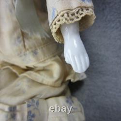 China Head Dolly Madison Black Hair Orig Body & Feet One Foot Repaired