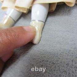 China Head Dolly Madison Black Hair Orig Body & Feet One Foot Repaired