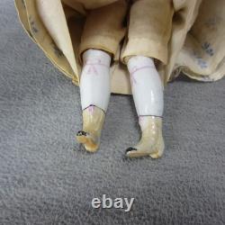 China Head Dolly Madison Black Hair Orig Body & Feet One Foot Repaired