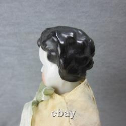 China Head Dolly Madison Black Hair Orig Body & Feet One Foot Repaired