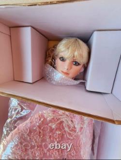 Christa Rustie Vintage Porcelain Doll with, LPink Umbrella, Lmtd. Ed NIB Mint C