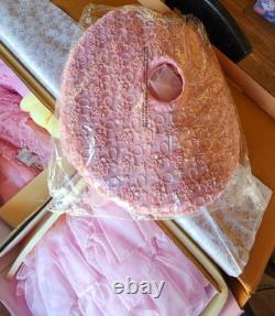 Christa Rustie Vintage Porcelain Doll with, LPink Umbrella, Lmtd. Ed NIB Mint C