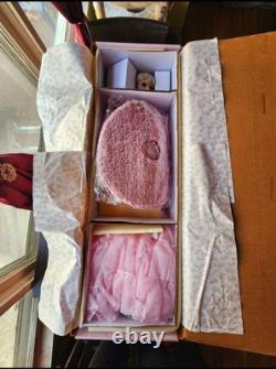 Christa Rustie Vintage Porcelain Doll with, LPink Umbrella, Lmtd. Ed NIB Mint C
