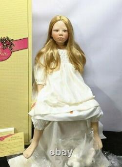 Christine Orange Seraphina Porcelain Dolls Ltd With Coa Elite Doll