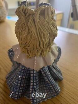 Christmas Zampiva Porcelain Spaghetti Hair Doll Girl 7.5 Vintage Antique Gift