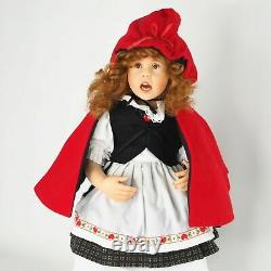 Collection Of Masters 823088 Little Red Riding Hood 19 Porcelain Doll 2002 MIB