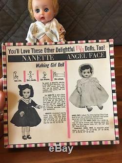 Collector Items! Vintage NWT Arranbee R&B Sweet Pea Drink Wet Doll & Clothing