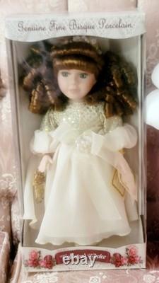Collector's Choice Genuine Fine Bisque Porcelain Doll. Vintage Style. New in Box