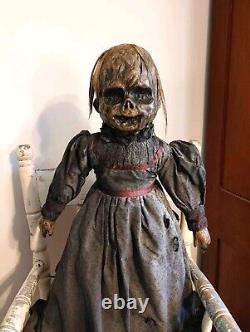 Creepy Doll Vintage Witch OOAK Horror Antique Scary Haunted Spooky Gothic Large